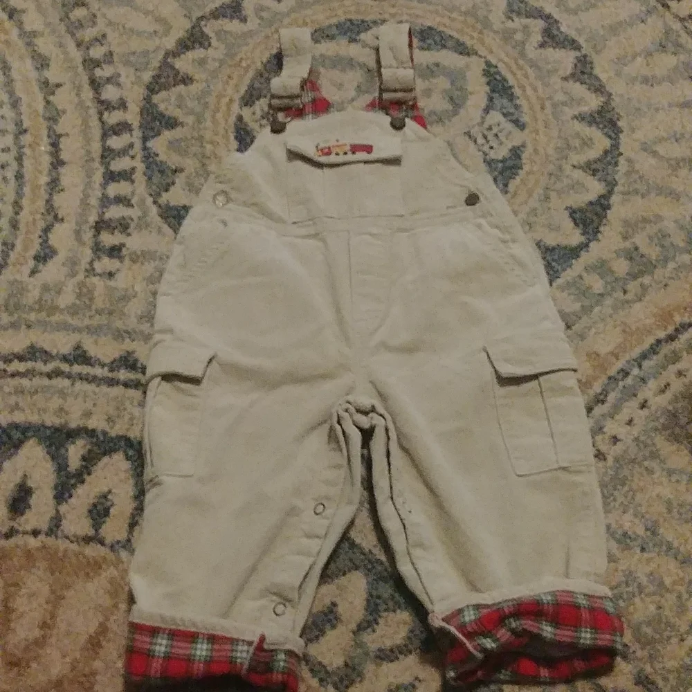 Oshkosh 100% Cotton Tan Overalls